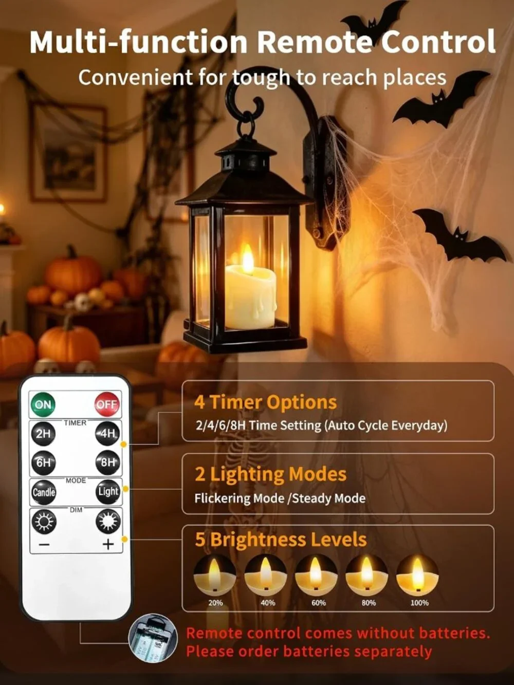 24 Pack Rechargeable Flameless Candles with Remote & Timer - Perfect for Home